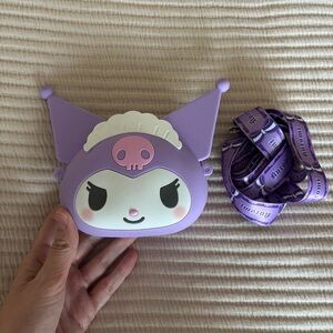 Sanrio Kuromi Purple Kids Bag with strap NEW